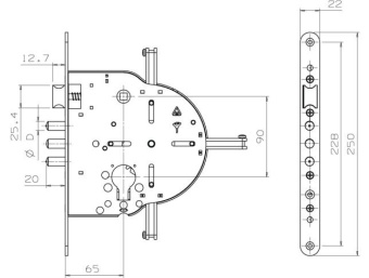 Замок врезной Mul-t-lock 235 фото в интернет-магазине ДорогиеЗамки.рф